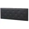 Image de Tête de lit 140x60 cm noir, cuir synthétique