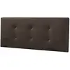 Image de Tête de lit 160x60 cm chocolat, cuir synthétique