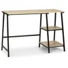 Image de Bureau noir, style industriel, 105 cm longueur