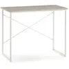 Image de Bureau blanc,table pour pc, style industriel, 90 cm longueur