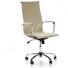 Image de Fauteuil de bureau inclinable taupe, cuir synthétique