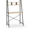 Image de Bureau noir, 1 étagère, style industriel, 84 cm longueur