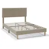 Image de Cadre de lit rembourré 30 cm, 90x190 cm, Beige