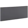 Image de Tête de lit recouverte de tissu Gris Foncé 150x60 cm