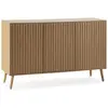 Image de Buffet 3 portes effet chêne, largeur 120 cm