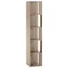 Image de Etagère d'angle 5 trous couleur chêne