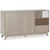 Image de Buffet 2 portes 4 tiroirs multicolores