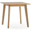 Image de Table à manger 80x80 cm Couleur Chêne