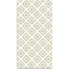 Image de Tapis vinyle carrés vert pastel 100x140cm