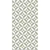 Image de Tapis vinyle forme géométrique verte 80x200cm