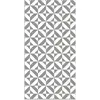 Image de Tapis vinyle forme géométrique grise 80x150cm