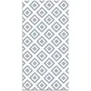 Image de Tapis vinyle carrés bleus 200x250cm