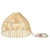 Image de Suspension d'extérieur LED rotin 3 intensités rechargeable D43cm