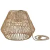 Image de Suspension d'extérieur led rotin 3 intensités rechargeable diamètre 40