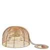 Image de Suspension d'extérieur led rotin 3 intensités rechargeable diamètre 35