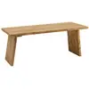 Image de Table basse en bois de pin vieilli 120x45cm