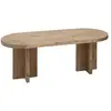 Image de Table basse en bois de sapin vieilli 120x40cm