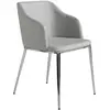 Image de Chaise en tissu et acier chromé