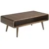 Image de Table basse effet bois noyer