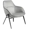 Image de Fauteuil Confident en tissu gris