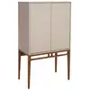 Image de Buffet haut beige et noyer