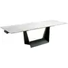 Image de Table à manger porcelaine noir et blanc