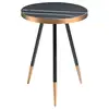 Image de Table d'appoint en porcelaine et acier