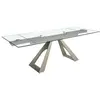 Image de Table de salle à manger rectangulaire à rallonge