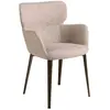 Image de Chaise en tissu marbré marron