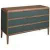 Image de Commode vert foncé et noyer