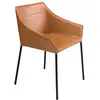 Image de Chaise en simili cuir marron