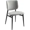 Image de Chaise en tissu gris clair