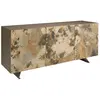 Image de Buffet moderne en bois taupe métallisé