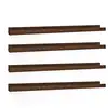 Image de Pack 4 étagères flottantes en bois de pin marron 50x7cm