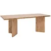 Image de Table de salle à manger en bois de sapin vieilli 160x75cm