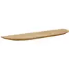 Image de Étagère arrondie en bois de sapin flottant marron 180x3,2cm