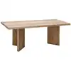 Image de Table basse en bois de sapin en vieilli 120x50cm