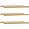 Image de Ensemble 3 étagères flottantes en bois de sapin marron 140x3,2cm
