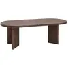 Image de Table à manger en bois de sapin marron 180x75cm