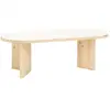 Image de Table basse en bois de sapin naturel 120x40cm