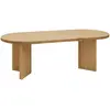 Image de Table basse en bois de sapin marron 120x40cm