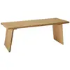 Image de Table basse en bois de pin marron 60x45cm