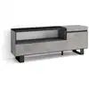 Image de Meuble tv effet bois ciment 150x35x57cm avec pieds
