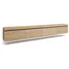 Image de Meuble tv effet bois de chêne 320x35x45cm suspendu