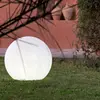 Image de Lampe boule d'extérieur diamètre 40cm blanc