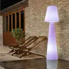 Image de Lampadaire d'extérieur rechargeable rgb h110cm blanc