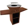 Image de Barbecue avec plaque ronde, grill et support