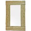 Image de Miroir rectangulaire en fibres naturelles 52 x 62 cm