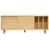 Image de Buffet en bois de pin massif naturel 170 cm Non verni