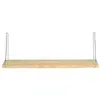 Image de Petite étagère murale en bois massif naturel 90 cm Non verni